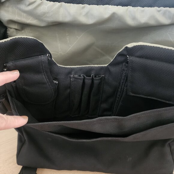 Blur blue/black flat bottom bag - Picture 5 of 11